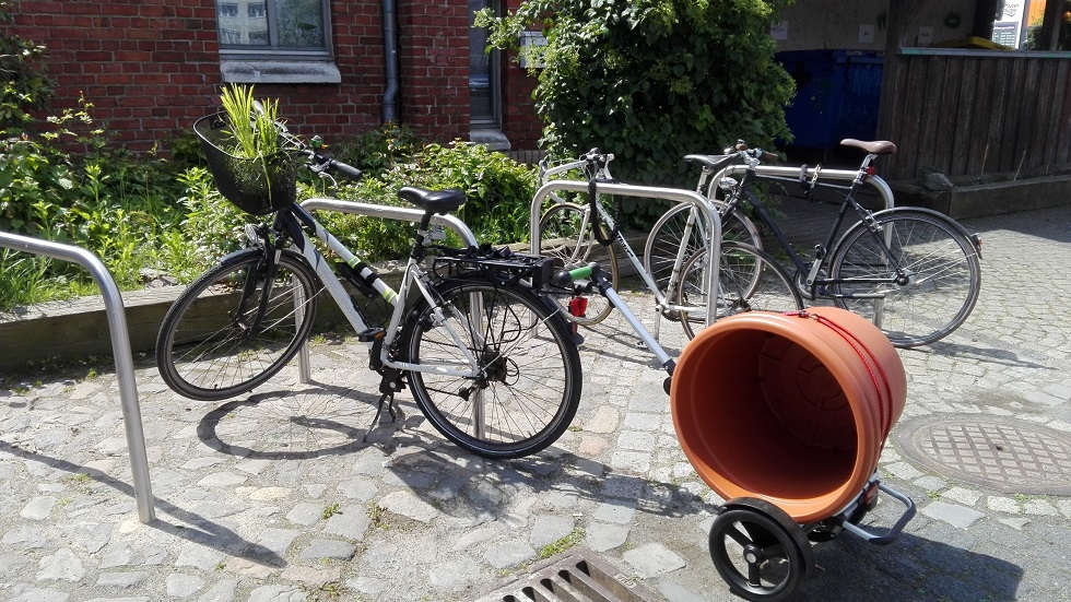 Shopper Transport Pflanzkübel