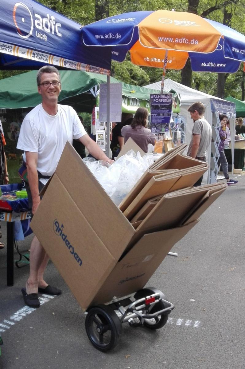 Altpapiertransport per Shopper