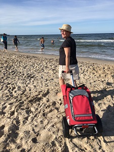 Shopper am Strand 1