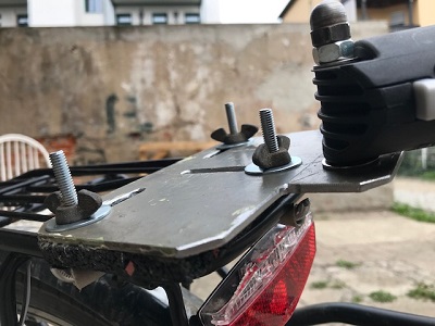 Kupplungshack am Gepäckträger