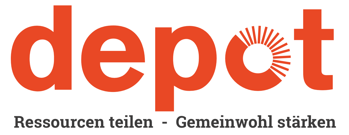 depot Logo mit Slogan Druck