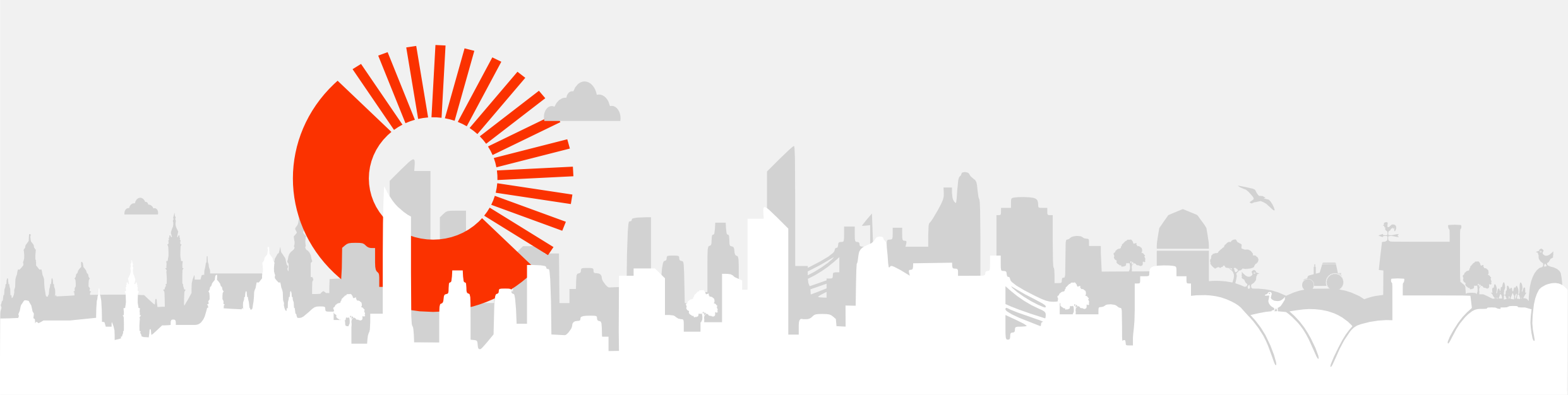 skyline mit grauem Hintergrund Web
