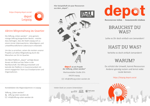 depot Flyer Leipzig Seite 1