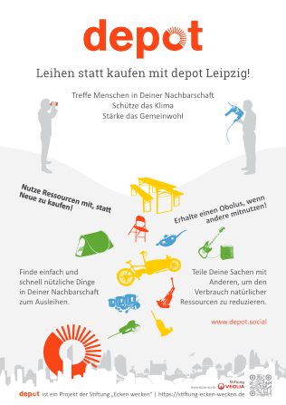 depot Plakat A1 Leipzig