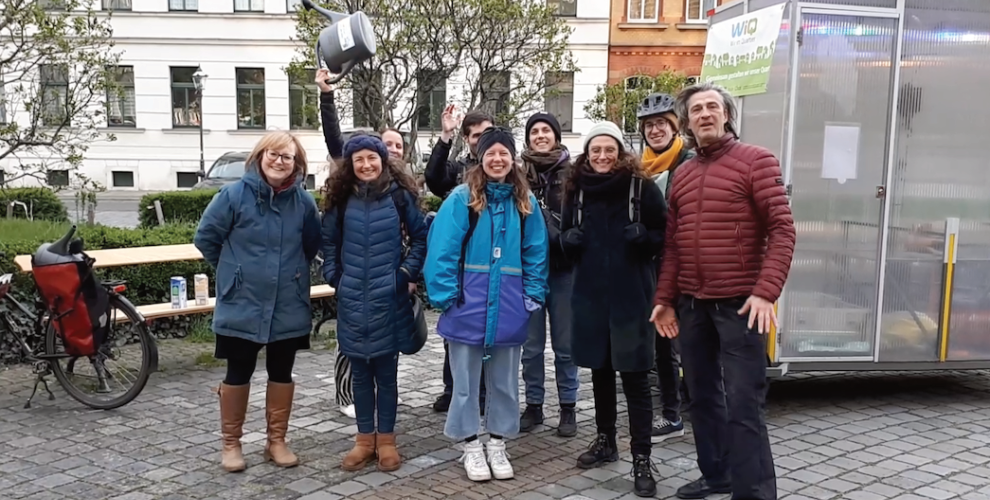 LEIPZIG GIESST Gießauftakt Gaudigplatz