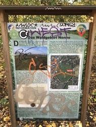 Schild 4, dreckig